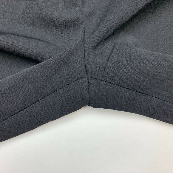 Max Mara Black Woolmark Blend Pants Pockets - Picture 6 of 10